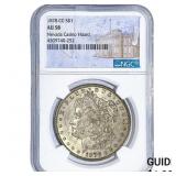 1878-CC Morgan Silver Dollar NGC AU58