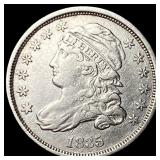 1835 Capped Bust Silver Dime NEARLY UNCIRCULATED