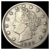 1889 Liberty Head Nickel SUPERB GEM BU