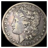 1892-CC Silver Morgan Dollar LIGHTLY CIRCULATED