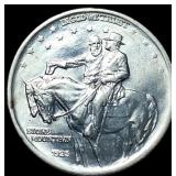 1925 Silver Stone Mountain Half Dollar CLOSELY UNC