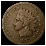 1876 Indian Head Cent NICELY CIRCULATED