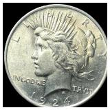 1924 Silver Peace Dollar UNCIRCULATED