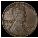 1924-D Lincoln Wheat Cent NEARLY UNCIRCULATED