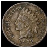 1909 Indian Head Cent NEARLY UNCIRCULATED