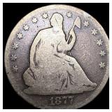 1877-CC Silver Half Dollar NICELY CIRCULATED