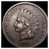 1876 Indian Head Cent NEARLY UNCIRCULATED