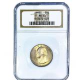 1935 Washington Silver Quarter NGC MS64