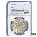 1879-O Morgan Silver Dollar NGC AU55