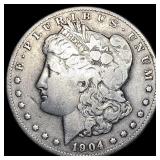 1904-S Silver Morgan Dollar NICELY CIRCULATED