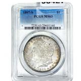 1897-S Mercury Silver Dollar PCGS MS63