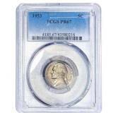 1953 Jefferson Nickel PCGS PR67
