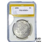 1898 Morgan Silver Dollar PGA MS65+