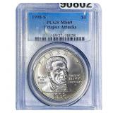 1998-S $1 Crispus Attucks PCGS MS69