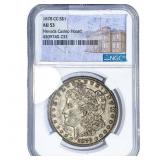 1878-CC Morgan Silver Dollar NGC AU53