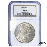 1885-O Morgan Silver Dollar NGC MS63