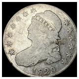 1829 Capped Bust Half Dollar NICELY CIRCULATED