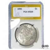 1896 Morgan Silver Dollar PGA MS64