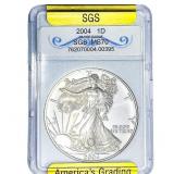2004 Silver Eagle SGS MS70