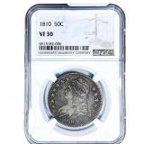 1810 Capped Bust Half Dollar NGC VF30