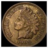 1909 Indian Head Cent CLOSELY UNCIRCULATED