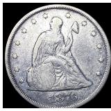 1876 Seated Liberty Twenty Cents ABOUT UNCIRCULATE