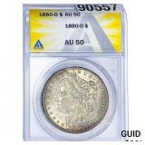 1880-O Morgan Silver Dollar ANACS AU50