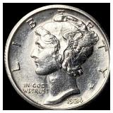 1924-S Silver Mercury Dime UNCIRCULATED