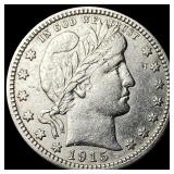 1915 Barber Silver Quarter CLOSELY  UNCIRCULATED