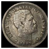 1883 Hawaii Silver Dime NEARLY UNCIRCULATED