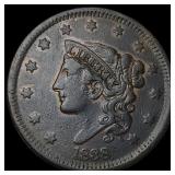 1838 Coronet Head Large Cent NEARLY UNCIRCULATED