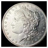 1884-S Silver Morgan Dollar CLOSELY  UNCIRCULATED