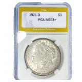 1921-D Morgan Silver Dollar PGA MS63+