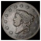 1820 Large Cent LIGHTLY CIRCULATED