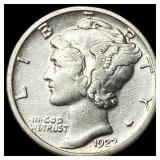 1927 Mercury Dime CLOSELY UNCIRCULATED