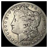 1890-CC Silver Morgan Dollar ABOUT UNCIRCULATED