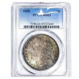 1890 Morgan Silver Dollar PCGS MS63