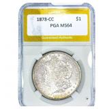 1878-CC Morgan Silver Dollar PGA MS64