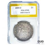 1899-O Morgan Silver Dollar PGA XF45 VAM-4 Micro O