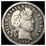 1899-O Silver Barber Dime LIGHTLY CIRCULATED