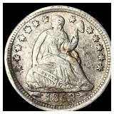 1853 Arrows Seated Liberty Half Dime NEARLY UNCIRC