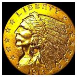 1913 Indian Head Gold $2.50 Quarter Eagle CLOSELY
