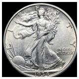 1934 Silver Half Dollar Walking Liberty CLOSELY UN