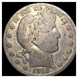 1913 Barber Half Dollar NICELY CIRCULATED