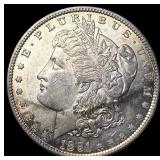 1891-S Silver Morgan Dollar CLOSELY UNCIRCULATED