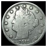 1912 Liberty Head Nickel NICELY CIRCULATED