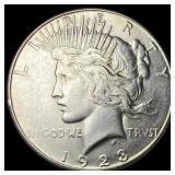 1923-S Silver Peace Dollar CLOSELY UNCIRCULATED