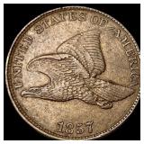 1857 Flying Eagle Cent CLOSELY UNCIRCULATED
