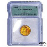 1946 Wheat Cent ICG MS66 RD