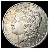 1887 Morgan Silver Dollar CLOSELY UNCIRCULATED